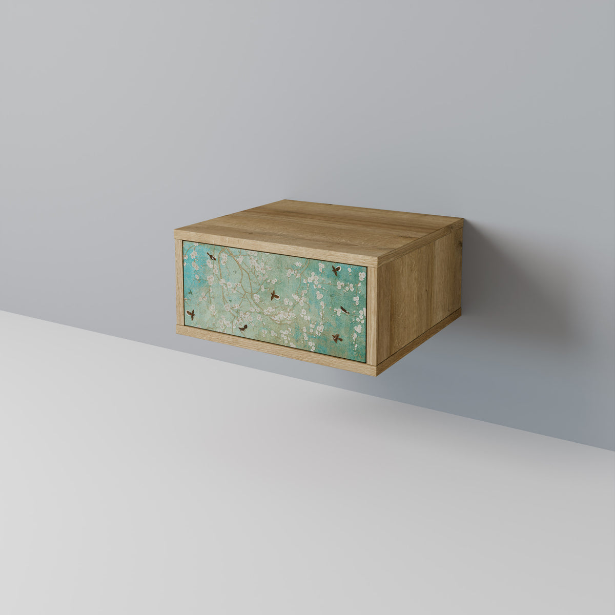 BLOOMING CHARM Nightstand with Drawer