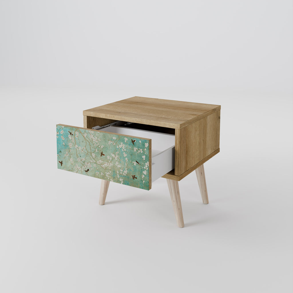 BLOOMING CHARM Κομοδίνο με συρτάρι