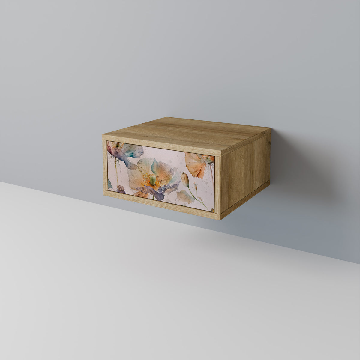 SOFTEN POPPY Nightstand with Drawer