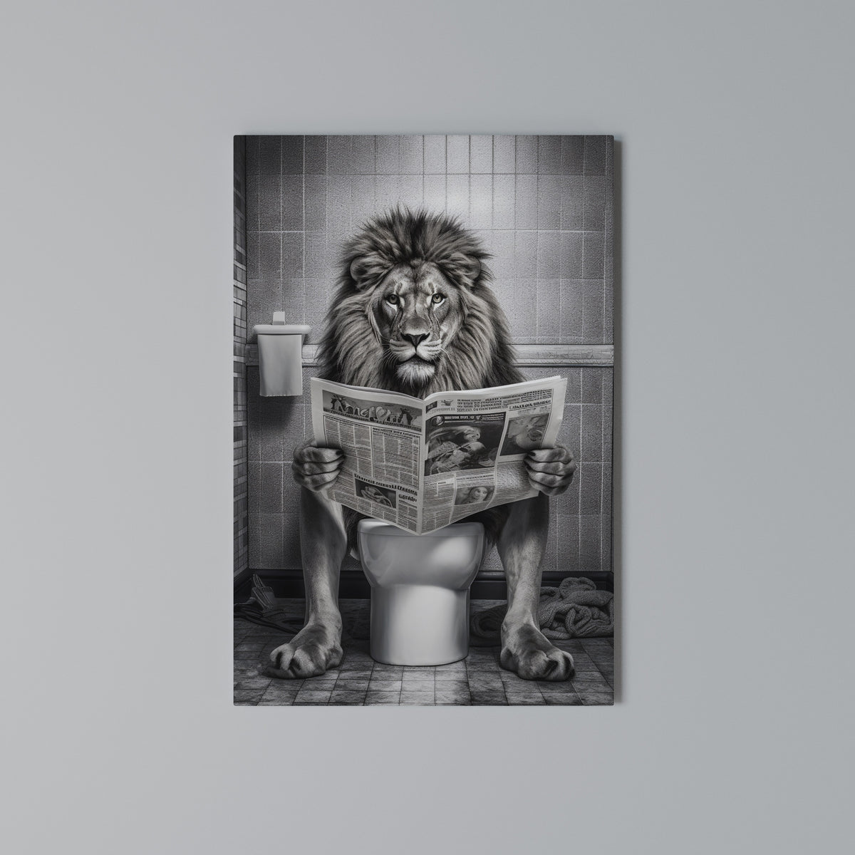 ROAR PRESS REVIEW Vertical Canvas Print