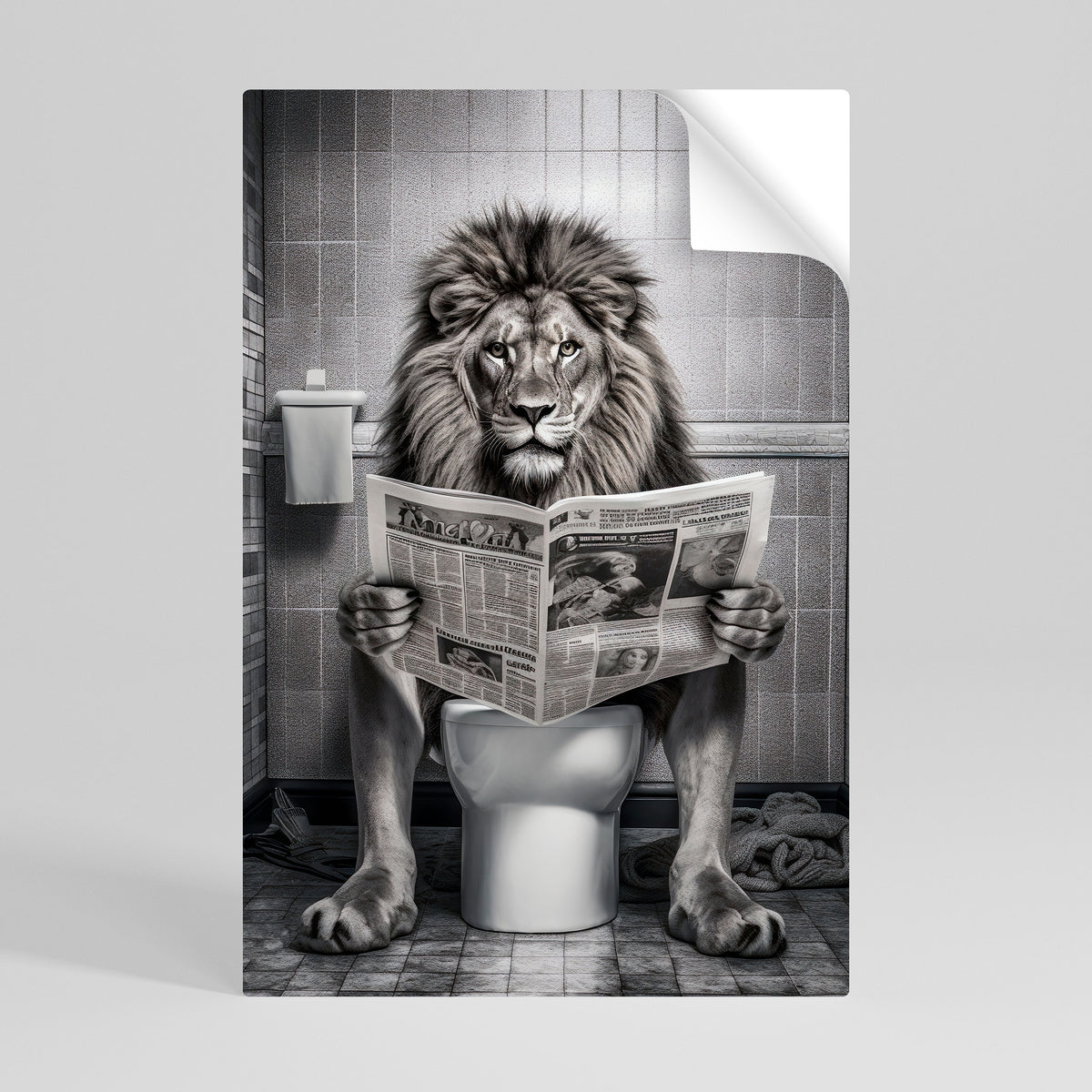 ROAR PRESS REVIEW Poster Verticale Adesivo