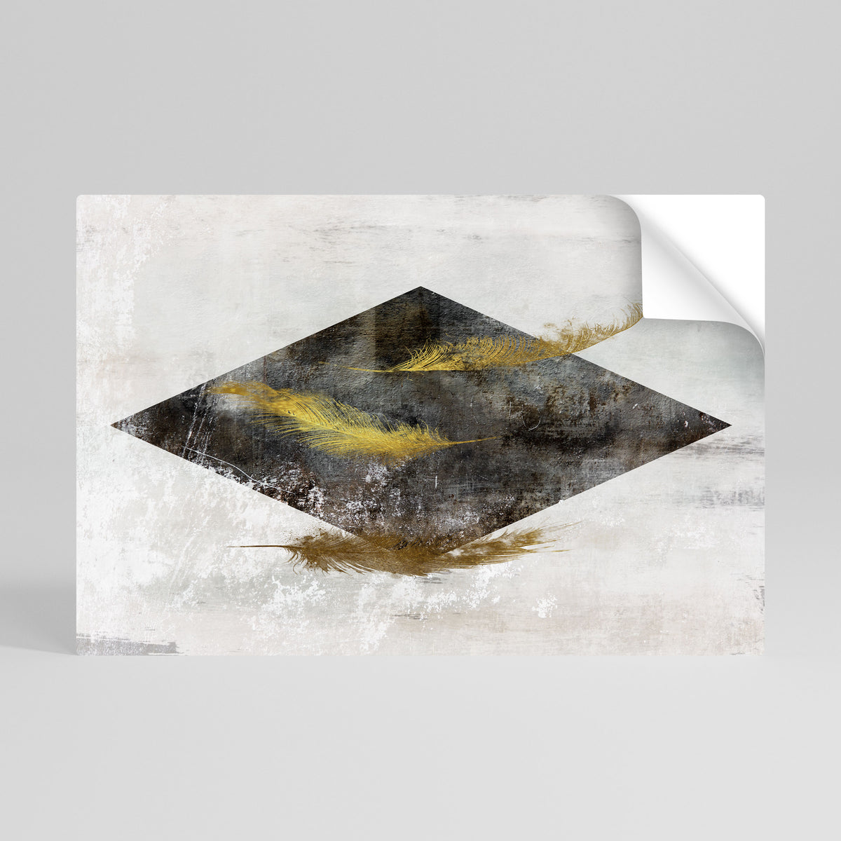 FALLING LIGHTNESS Póster Autocolante Horizontal