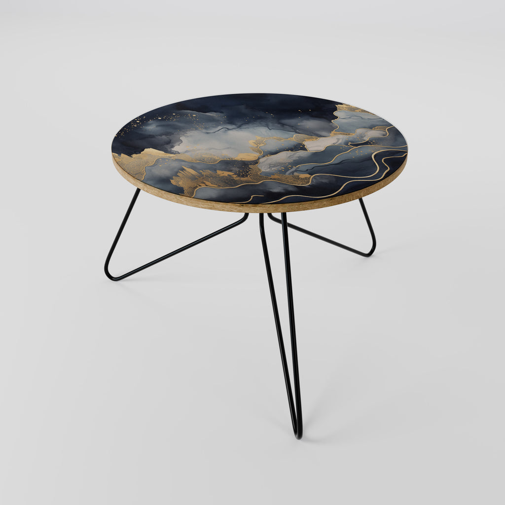 GOLDEN PEAK OF BLUE Couchtisch