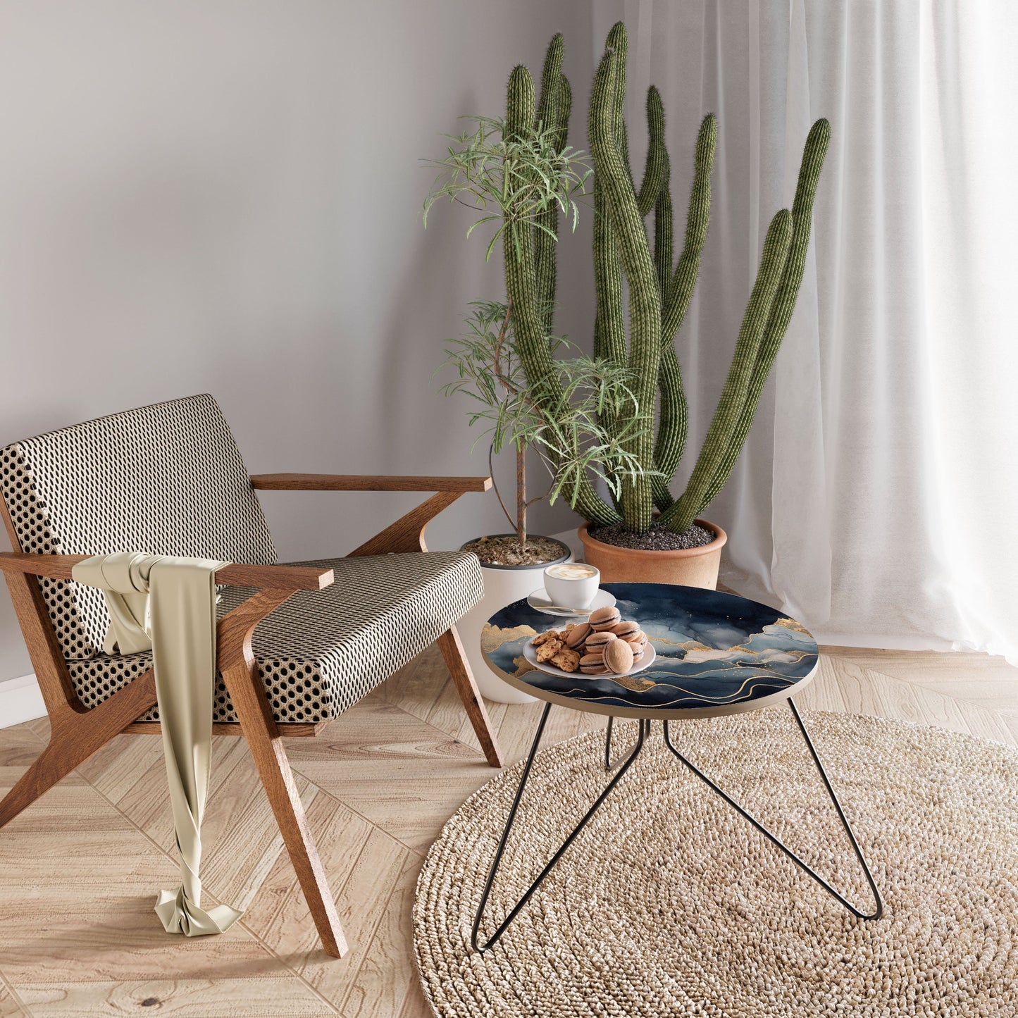 GOLDEN PEAK OF BLUE Small Coffee Table