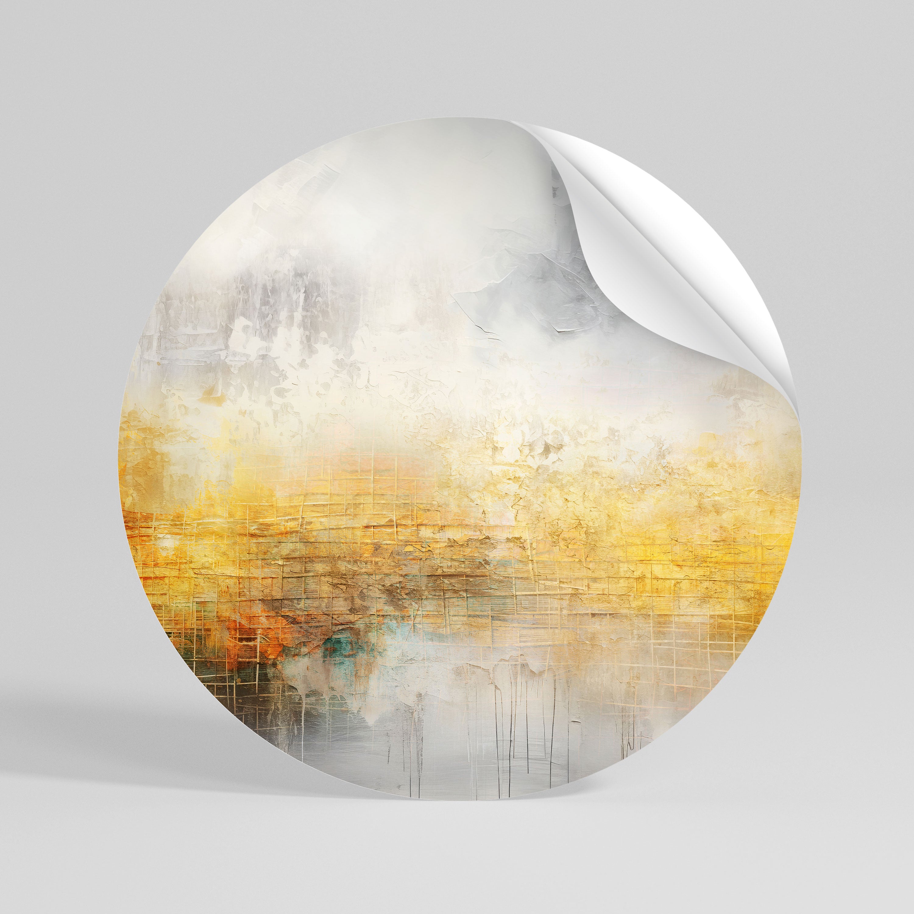 IMPRESSIONAL DAWN Αυτοκόλλητη Αφίσα στρογγυλή