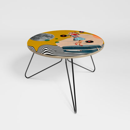 VINYL RETROSPECTION Small Coffee Table