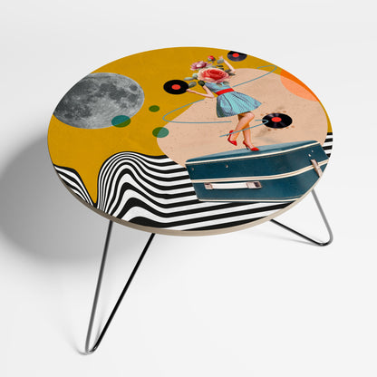 VINYL RETROSPECTION Small Coffee Table