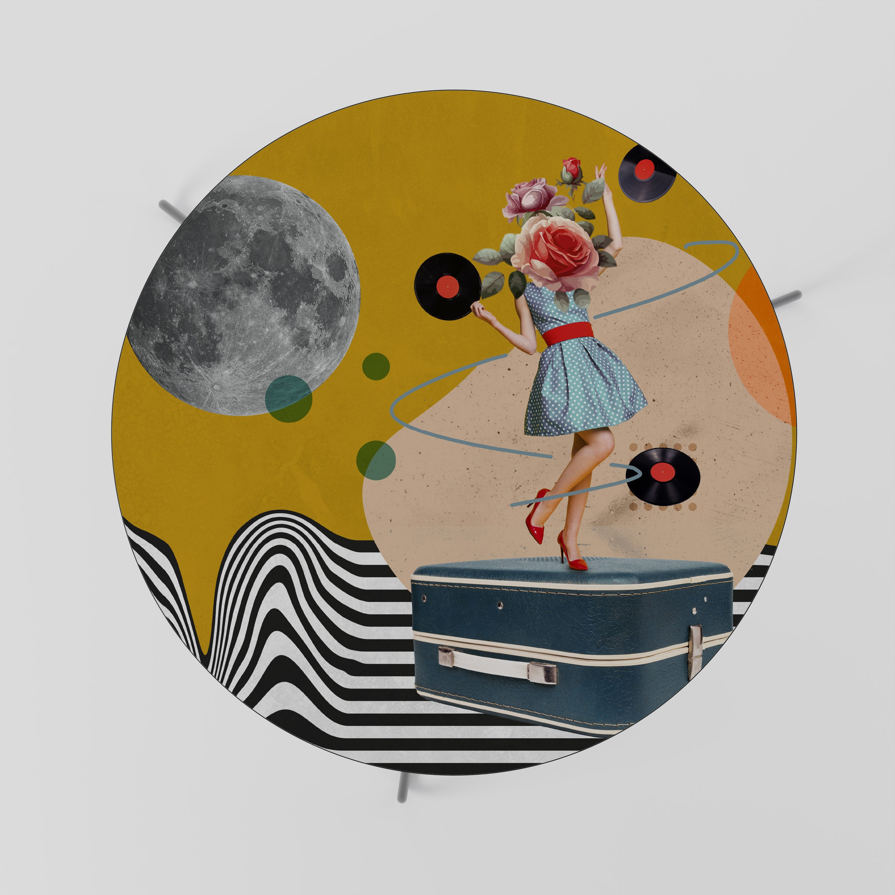 VINYL RETROSPECTION Coffee Table