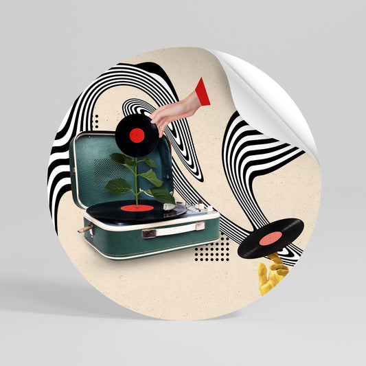 VINYL VARIATION Αυτοκόλλητη Αφίσα στρογγυλή
