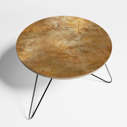 GILDED LEAF CASCADE Small Coffee Table