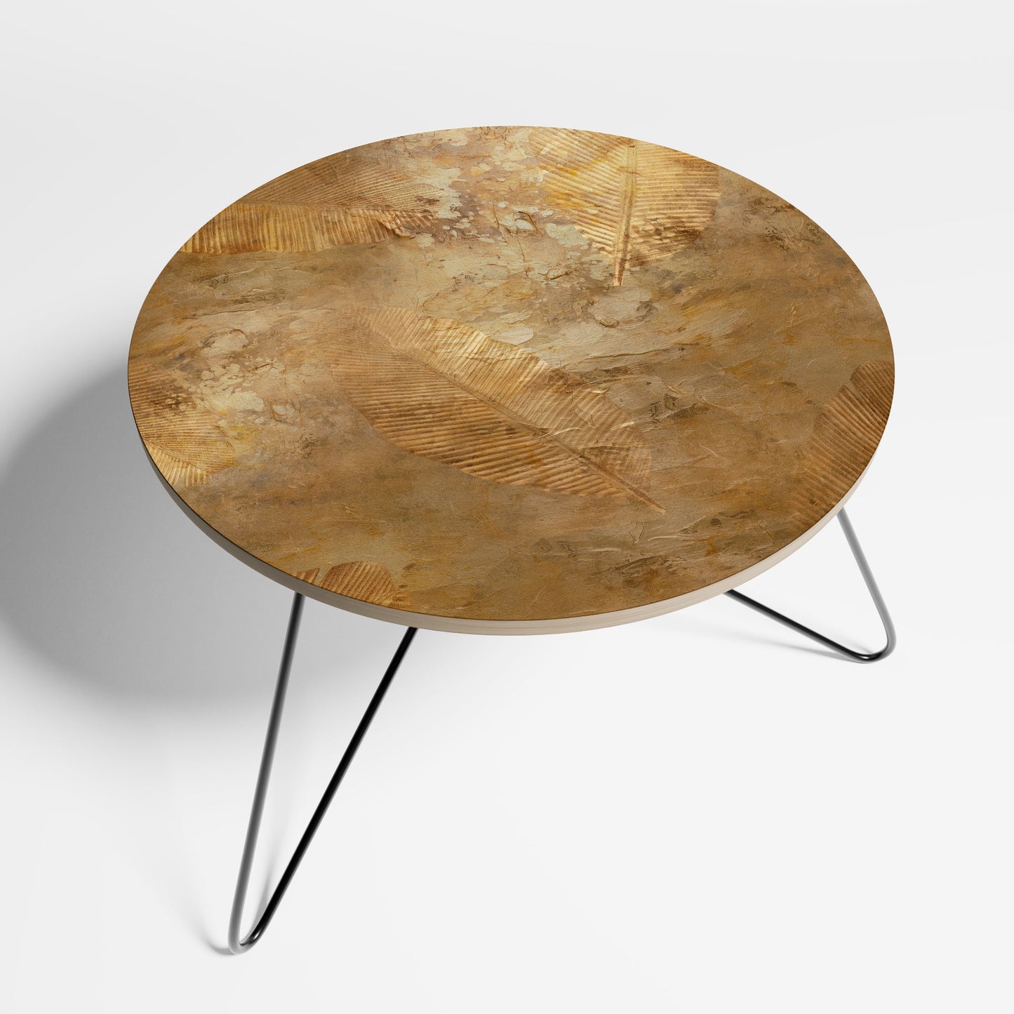 GILDED LEAF CASCADE Large Coffee Table