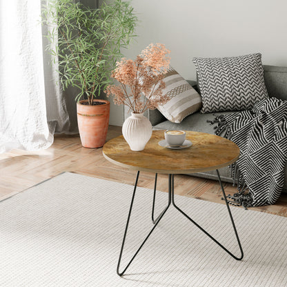 GILDED LEAF CASCADE Large Coffee Table