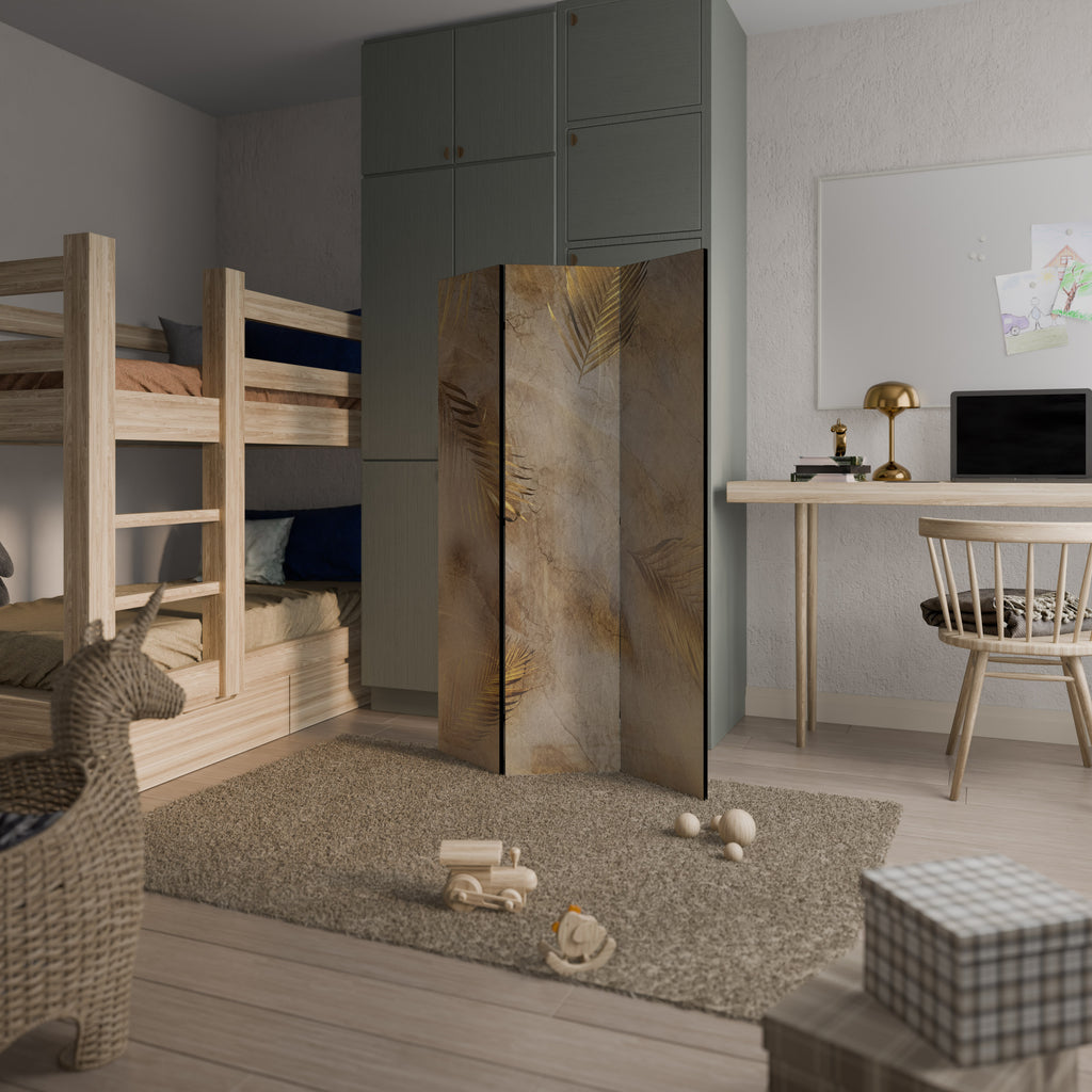 LEAVES OF SPLENDOR Παραβάν με 3 πάνελ