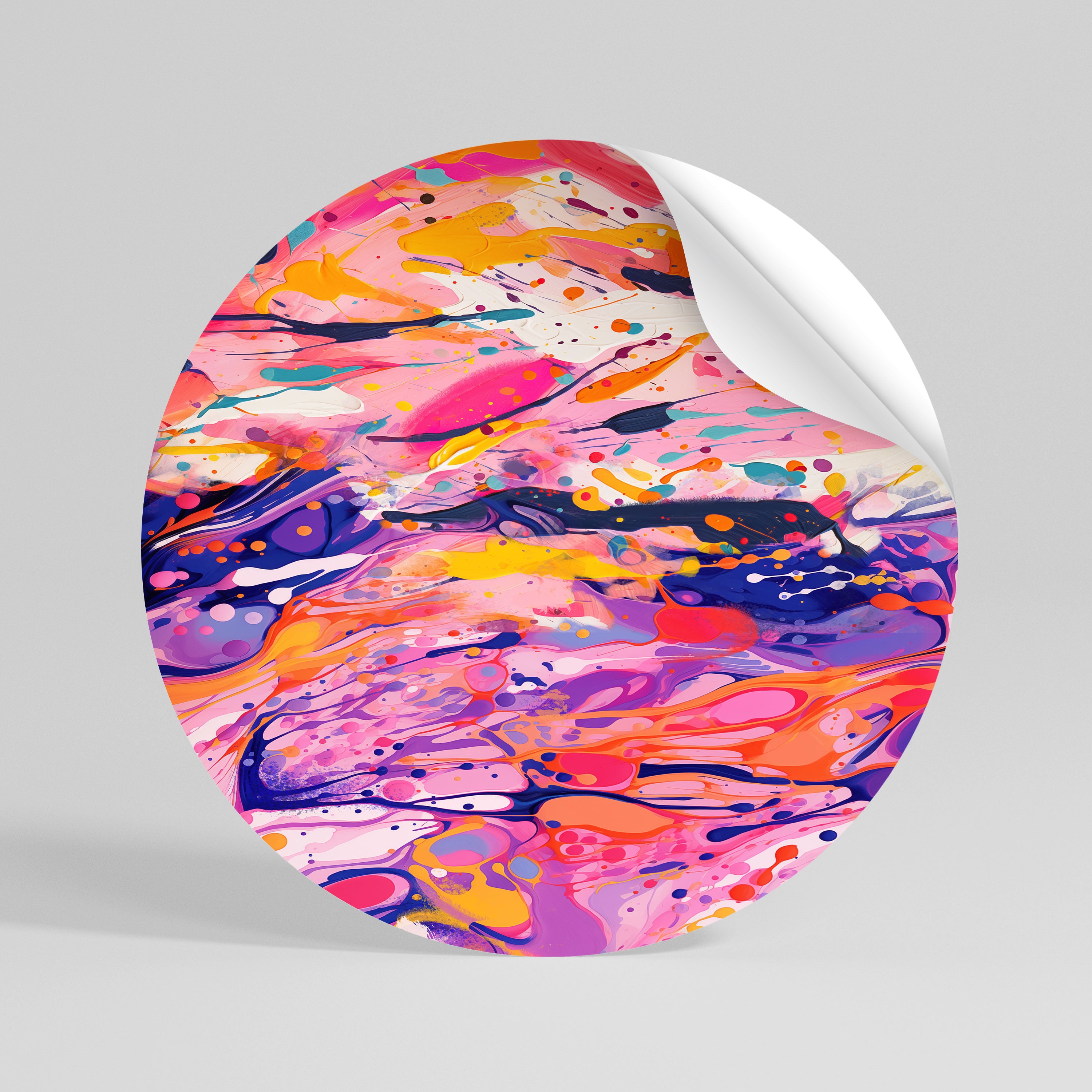 EXPRESSIVE ECHOES Vinilo adhesivo redondo