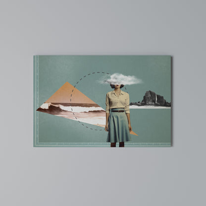 RETRO RESONANCE Horizontal Canvas Print