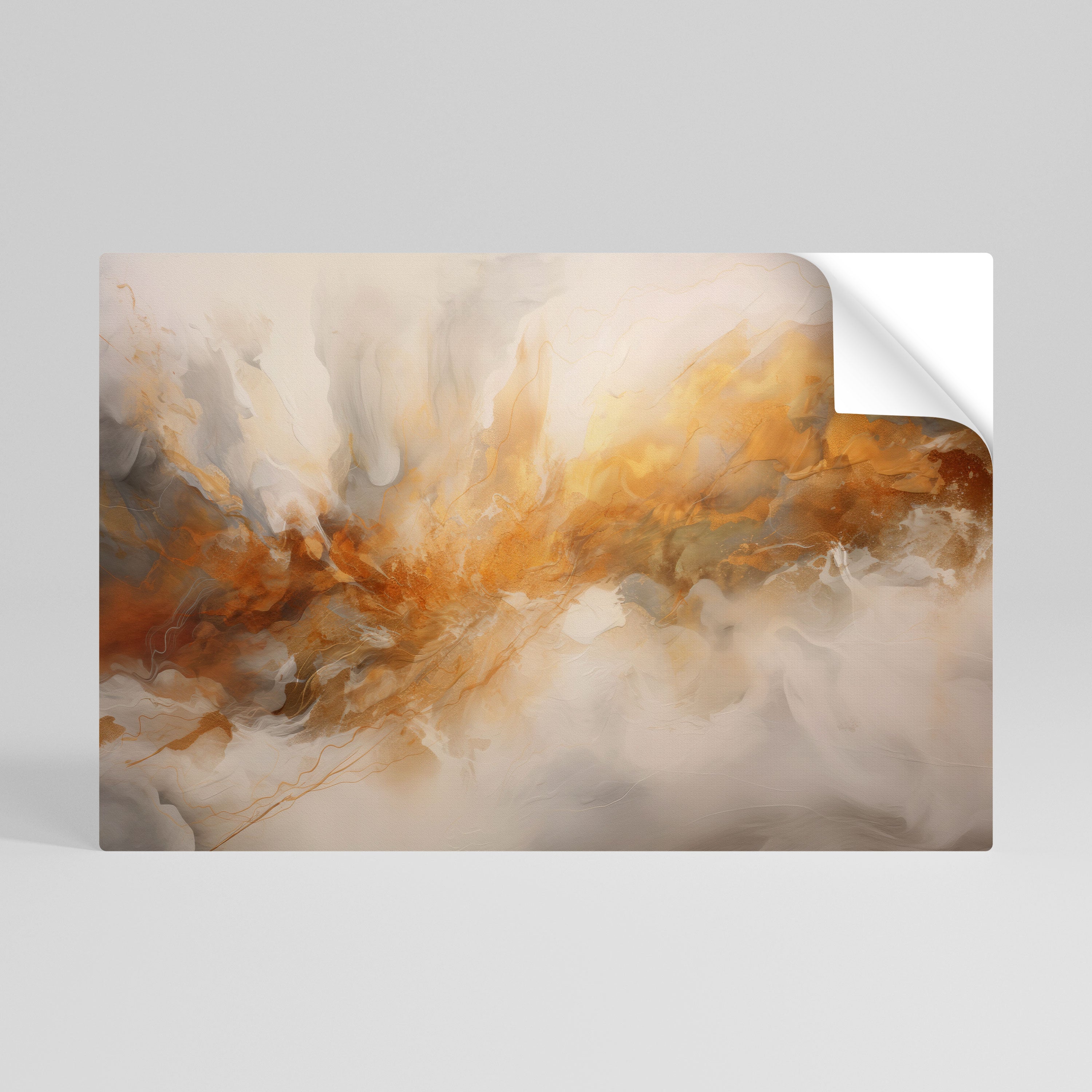 MOLTEN MELODIES Póster Autocolante Horizontal