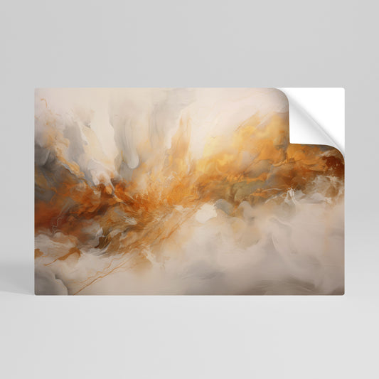 MOLTEN MELODIES Peel and Stick Horizontal Poster