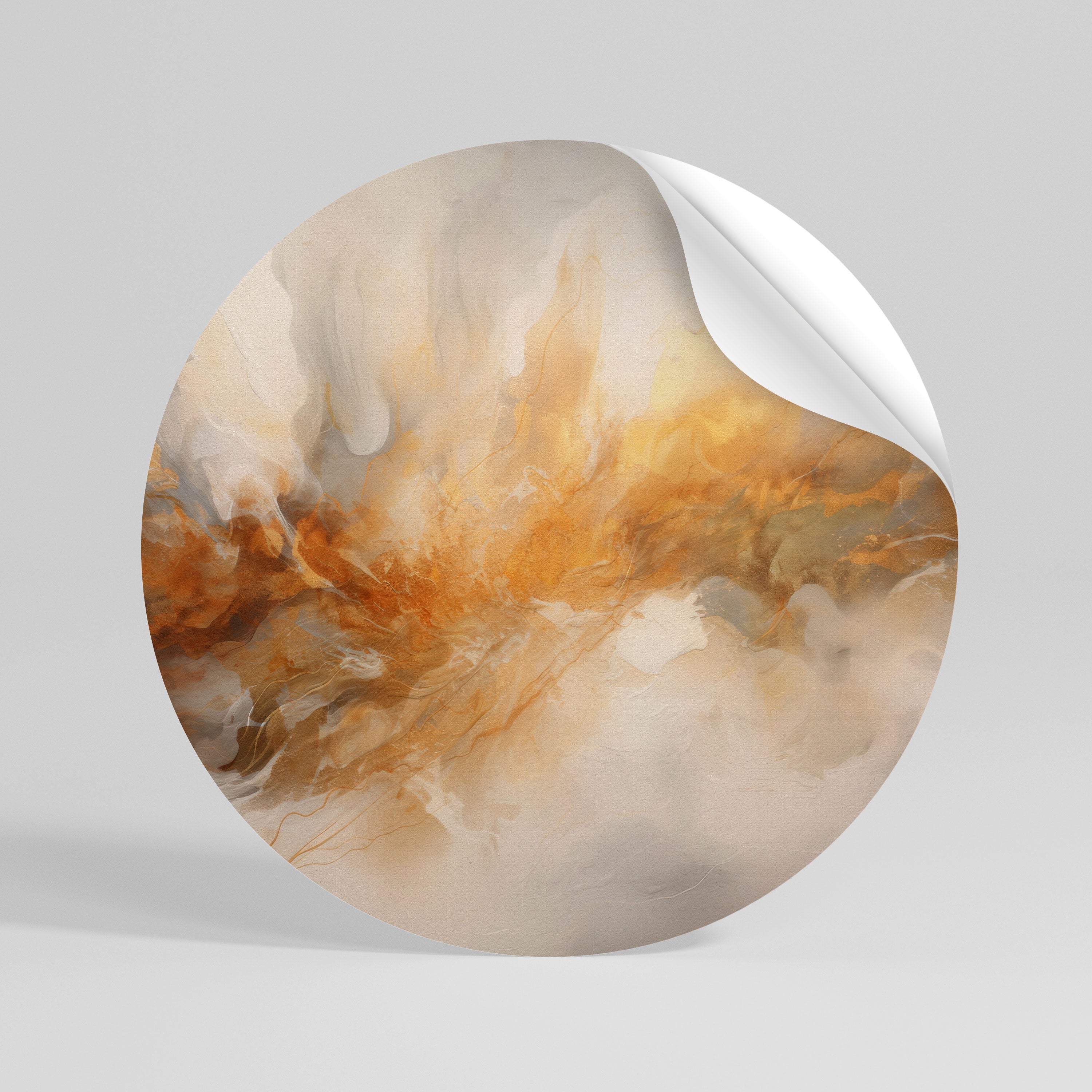 MOLTEN MELODIES Vinilo adhesivo redondo