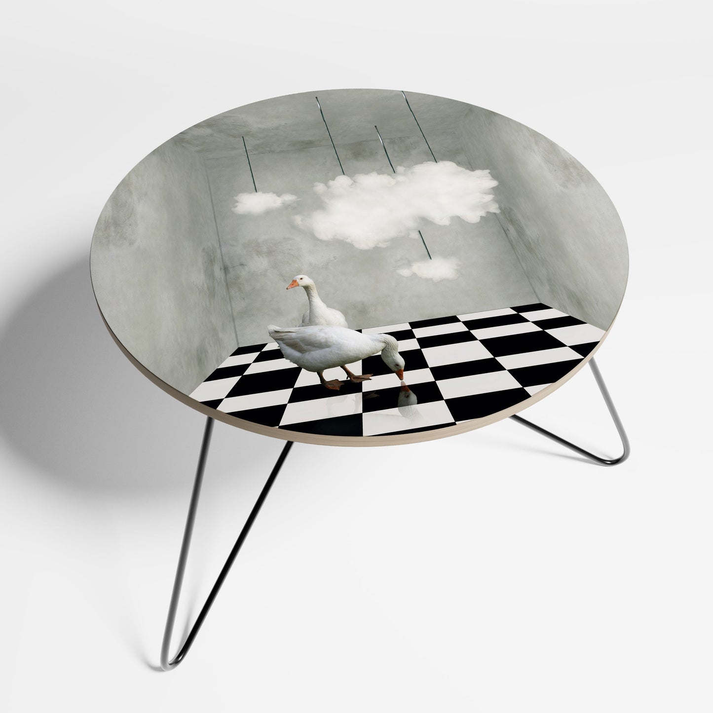 Grande table basse CHESS CLOUD SWAN