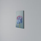 MISTY BLUE EXPLOSION Vertical Canvas Print