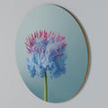 MISTY BLUE EXPLOSION Round Wall Art