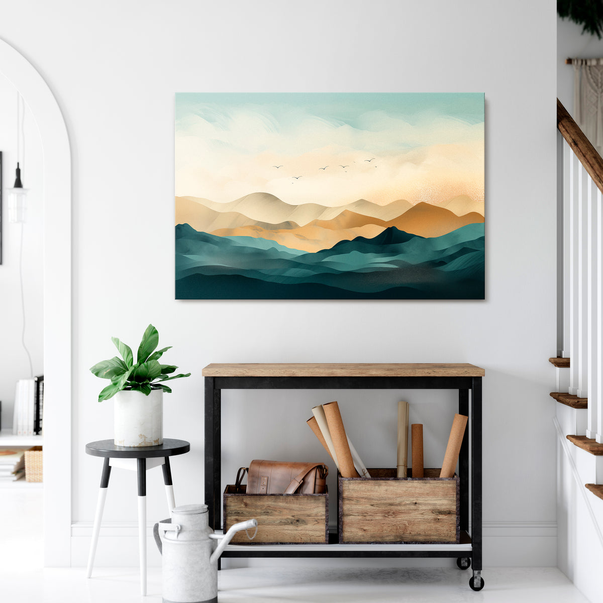 MOUNTAIN MELODY Cuadro en lienzo horizontal