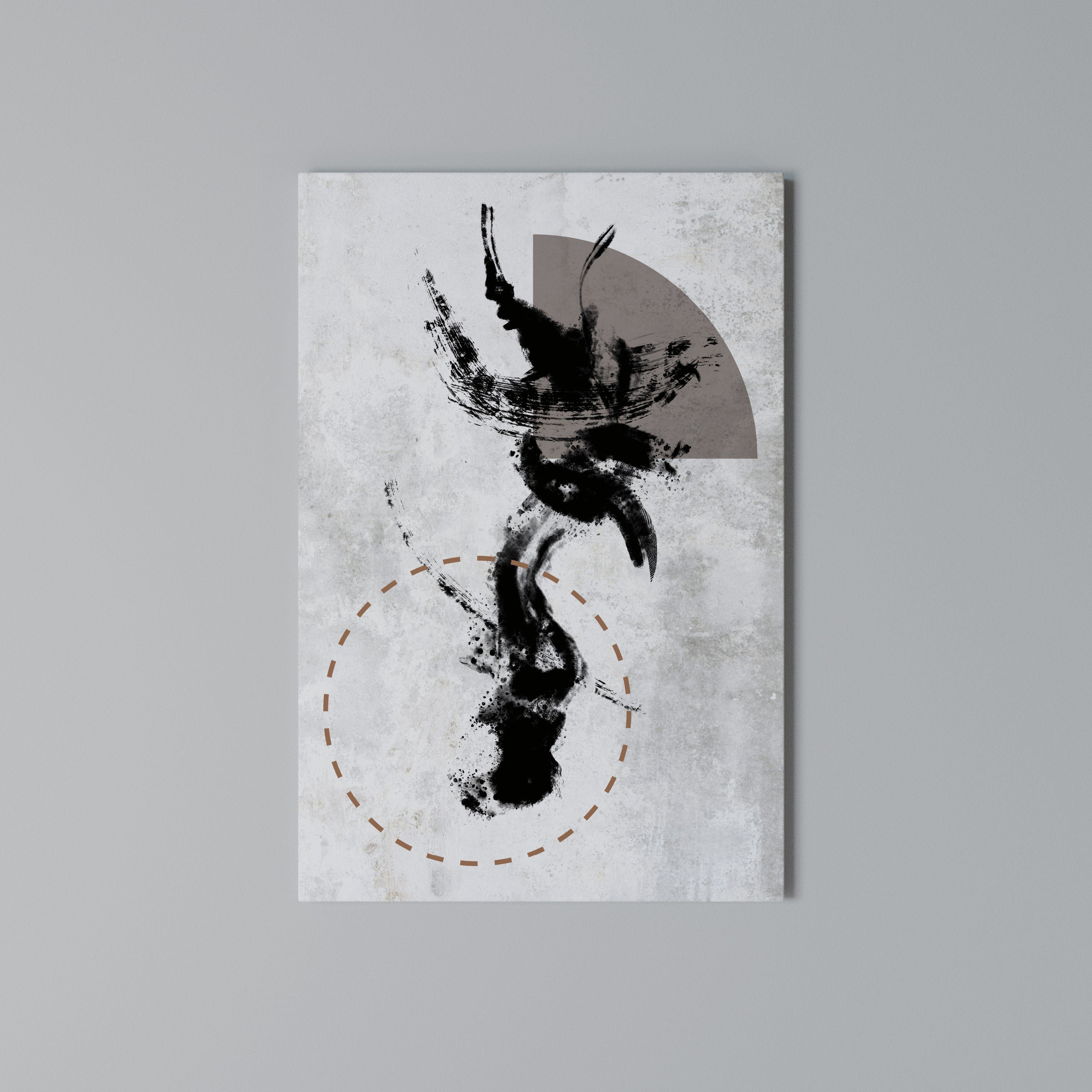STAINS OF INTROSPECTION Vertical Canvas Print