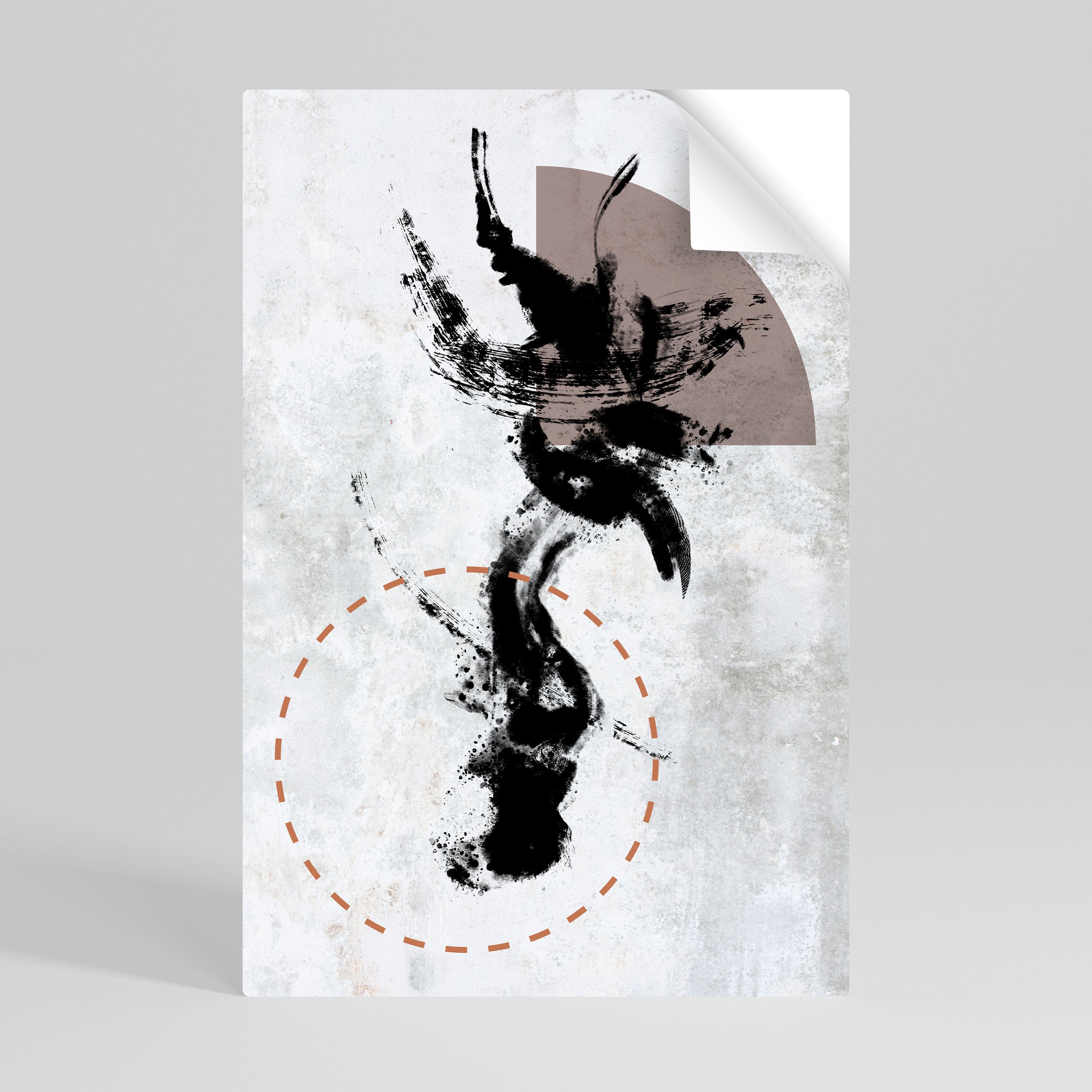 STAINS OF INTROSPECTION Póster Autocolante Vertical