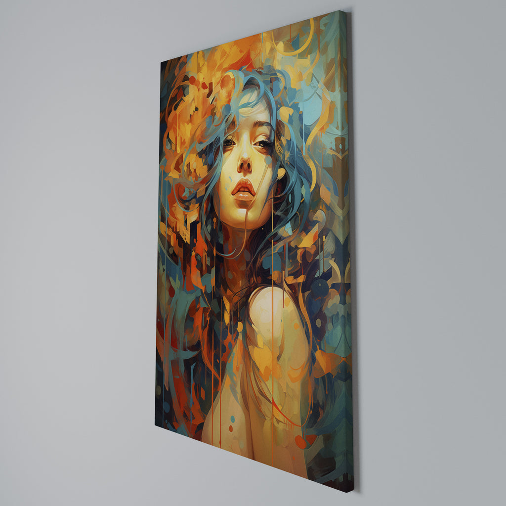 RAINBOW MUSE Vertical Canvas Print