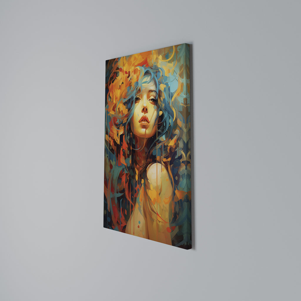 RAINBOW MUSE Vertical Canvas Print