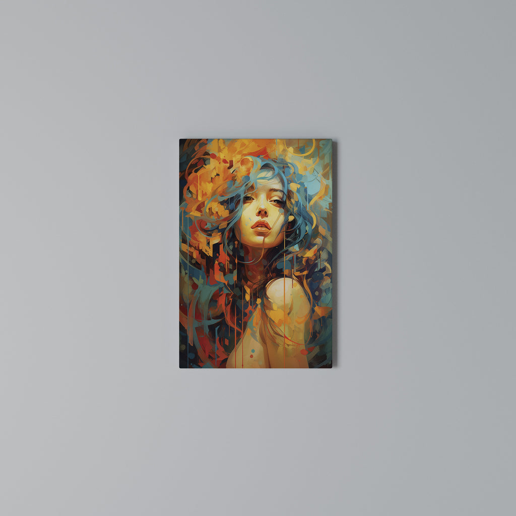 RAINBOW MUSE Vertical Canvas Print