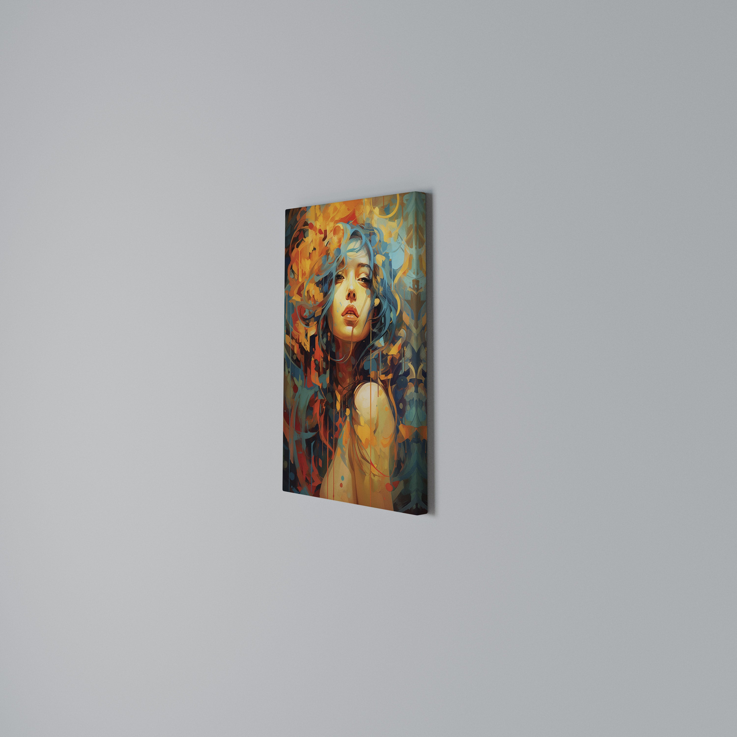 RAINBOW MUSE Vertical Canvas Print