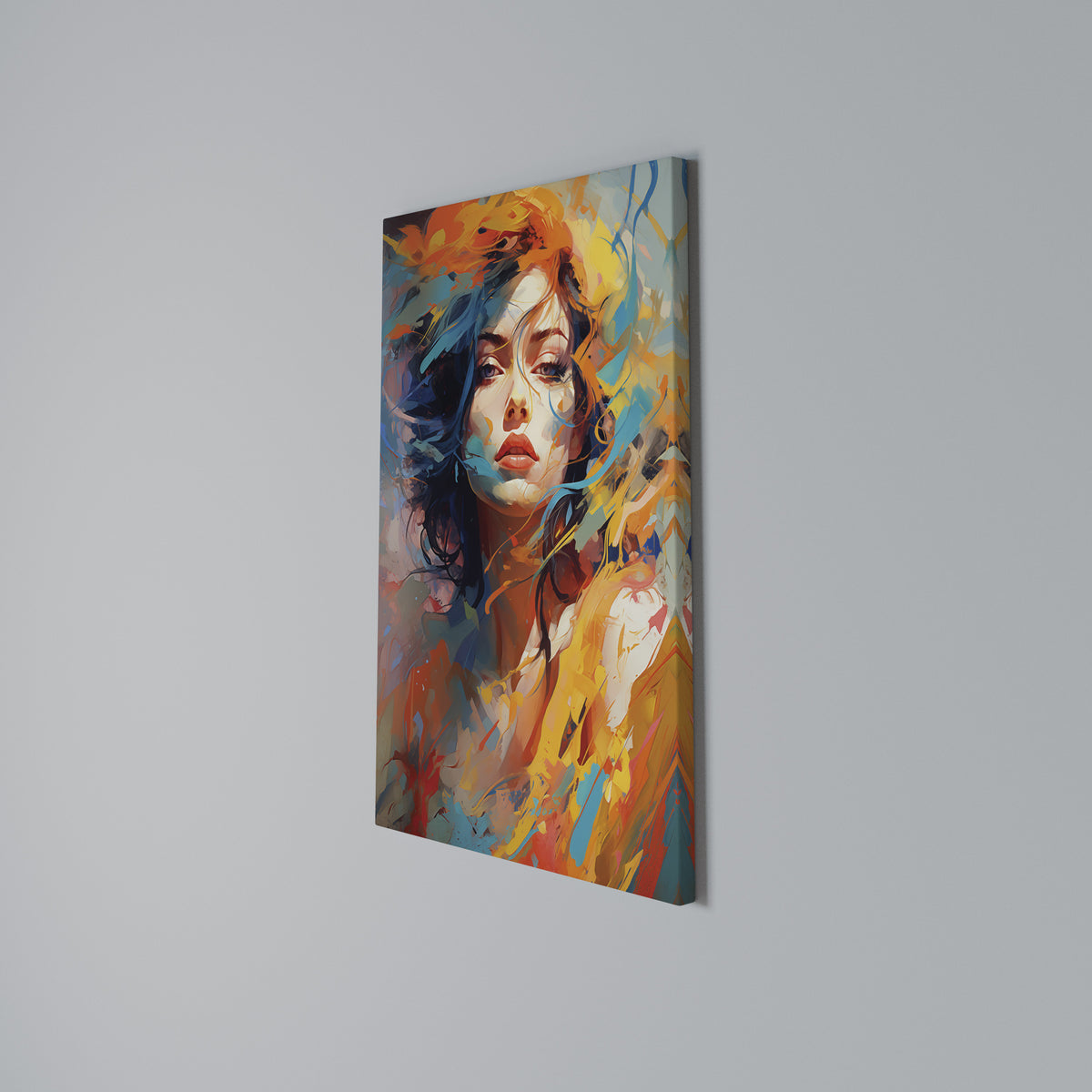 CHROMA CHARM Vertical Canvas Print