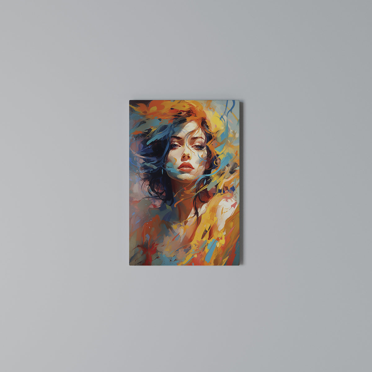 CHROMA CHARM Vertical Canvas Print