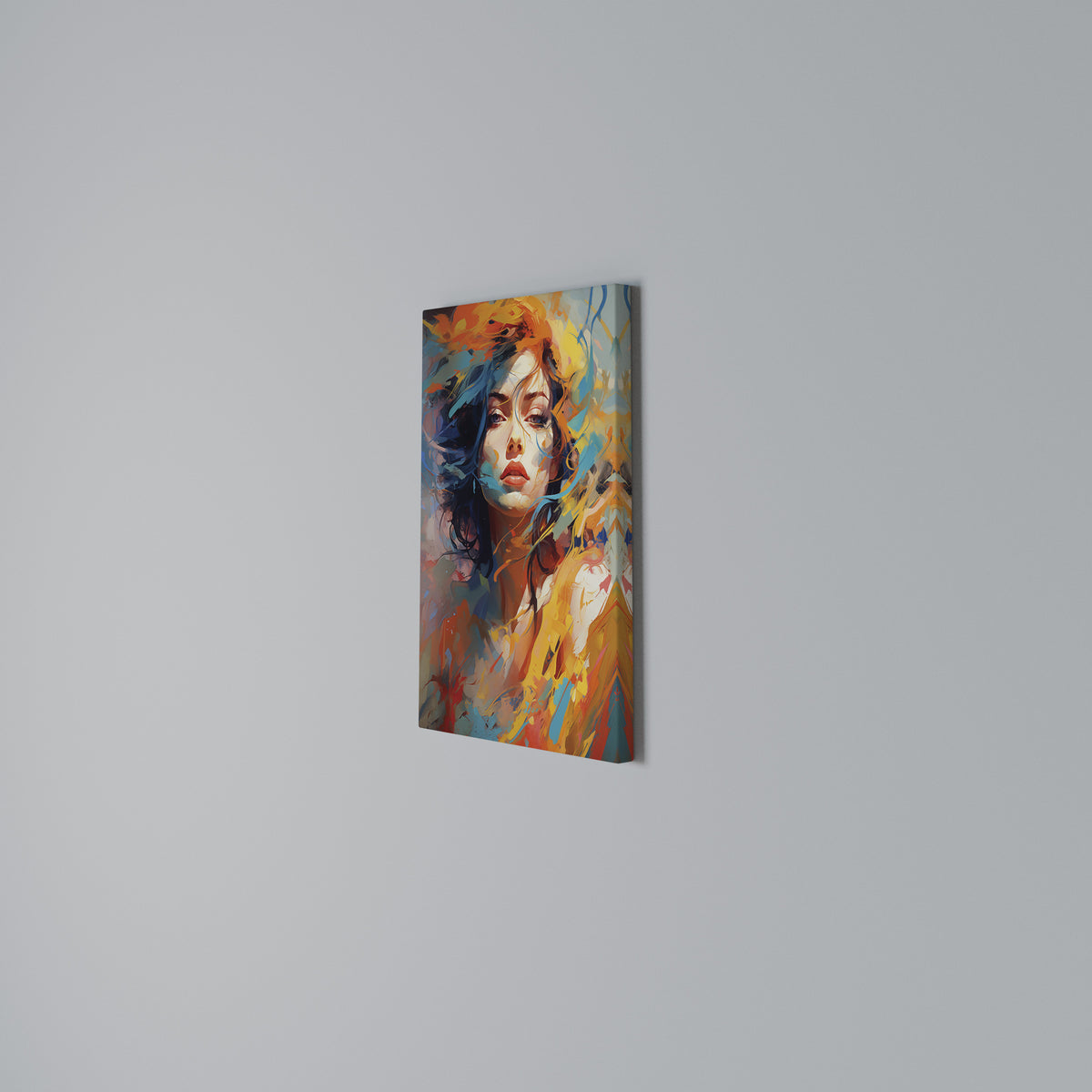 CHROMA CHARM Vertical Canvas Print