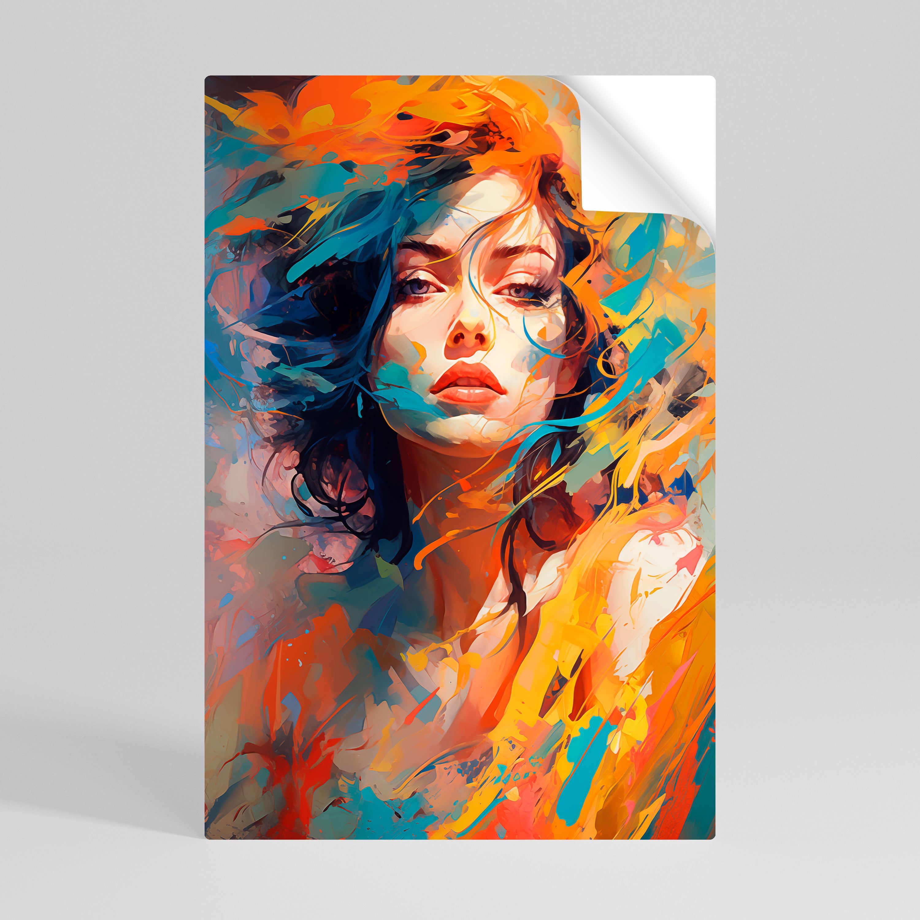 CHROMA CHARM Peel and Stick Vertical Poster