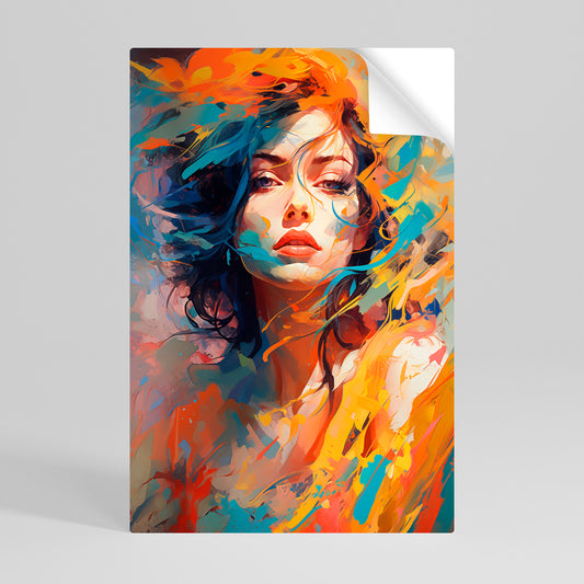 CHROMA CHARM Peel and Stick Vertical Poster
