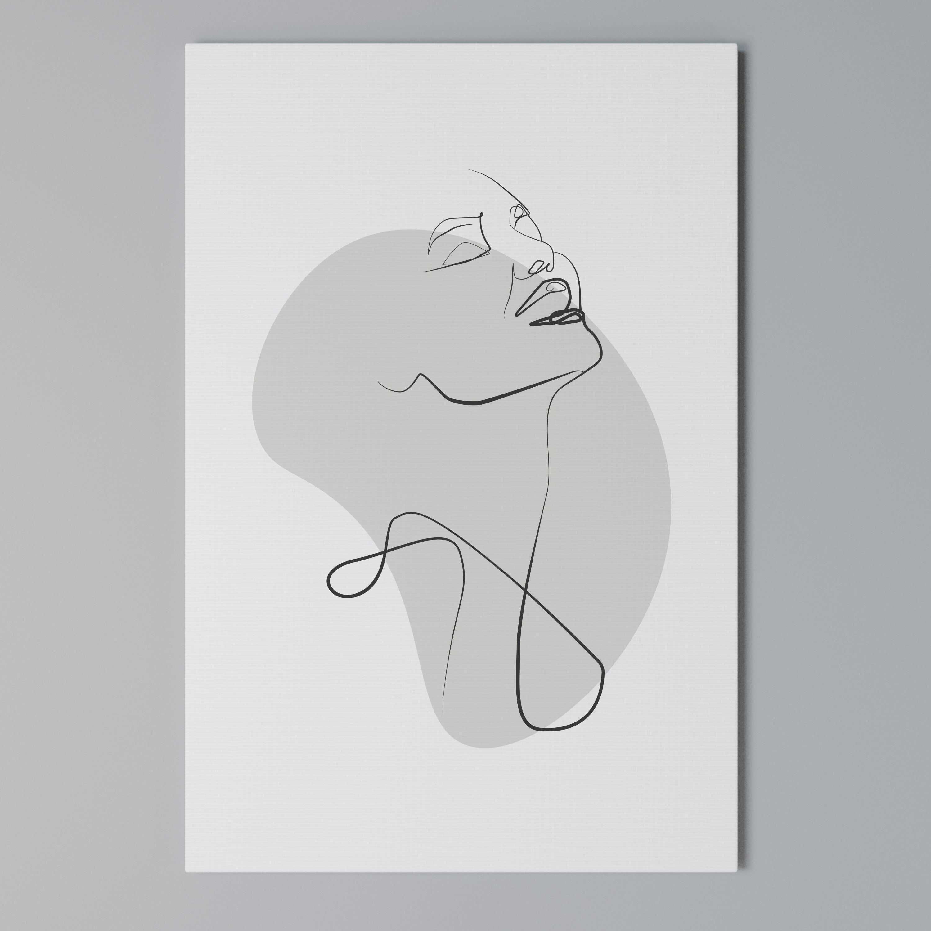 SUBTLE SIMPLICITY Vertical Canvas Print