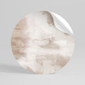 BLUSH SERENITY Peel and Stick Round Sticker
