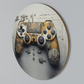 CYBER CHRONICLES PAD Round Wall Art
