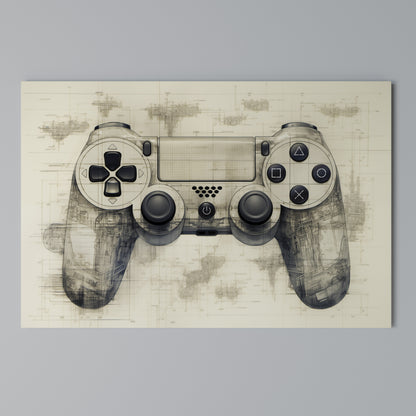 QUANTUM QUEST PAD Horizontal Canvas Print