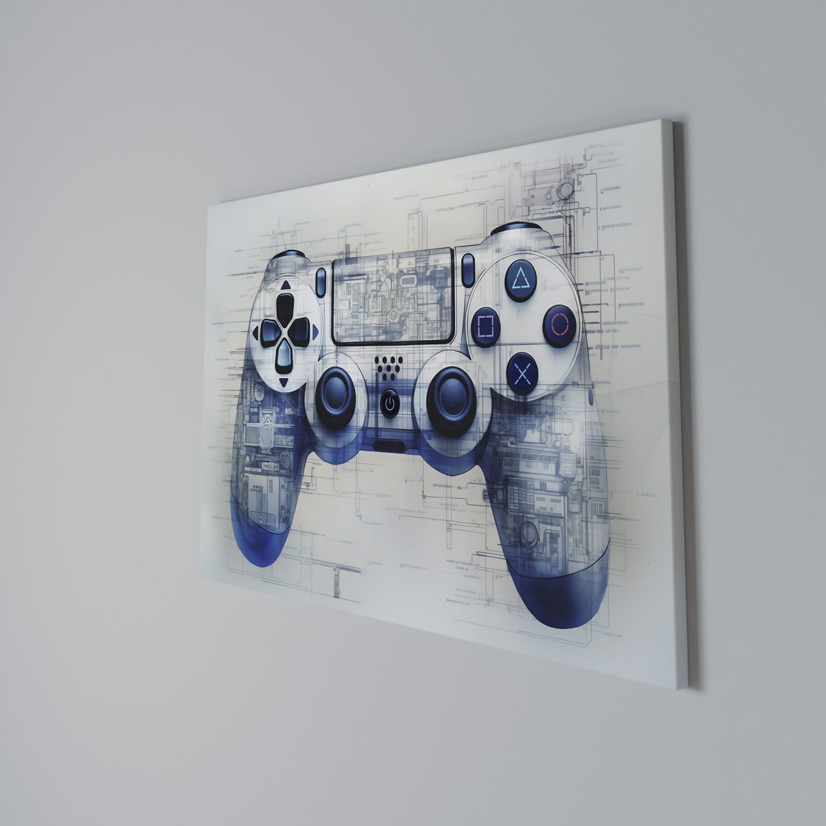 CYBER SCAPE PAD Horizontal Canvas Print