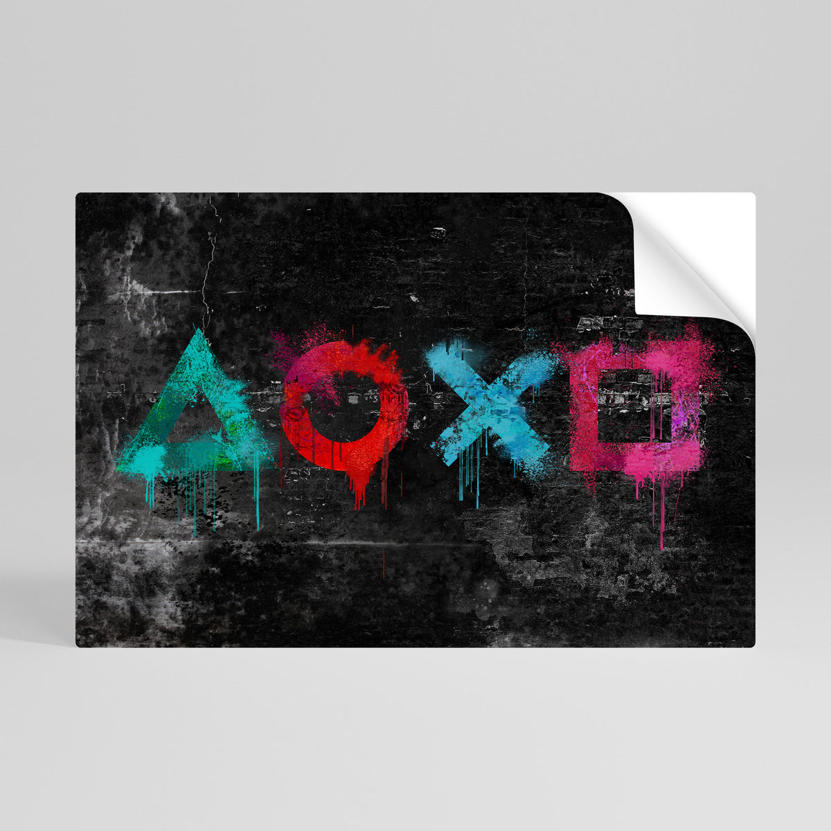 GAMER OUTLAWS Poster Orizzontale Adesivo