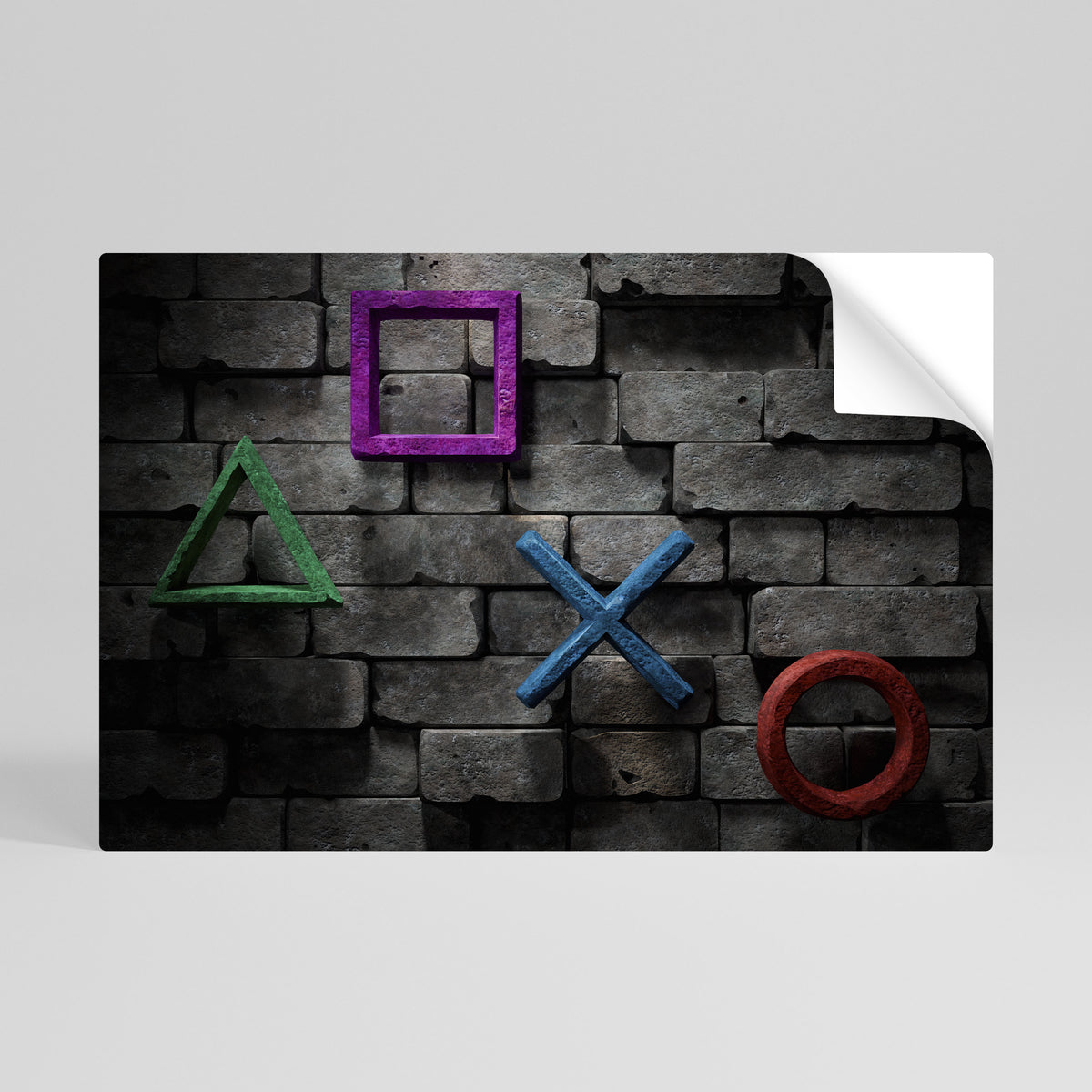 UNDERGOUND CONSOLE ICONS Poster Orizzontale Adesivo