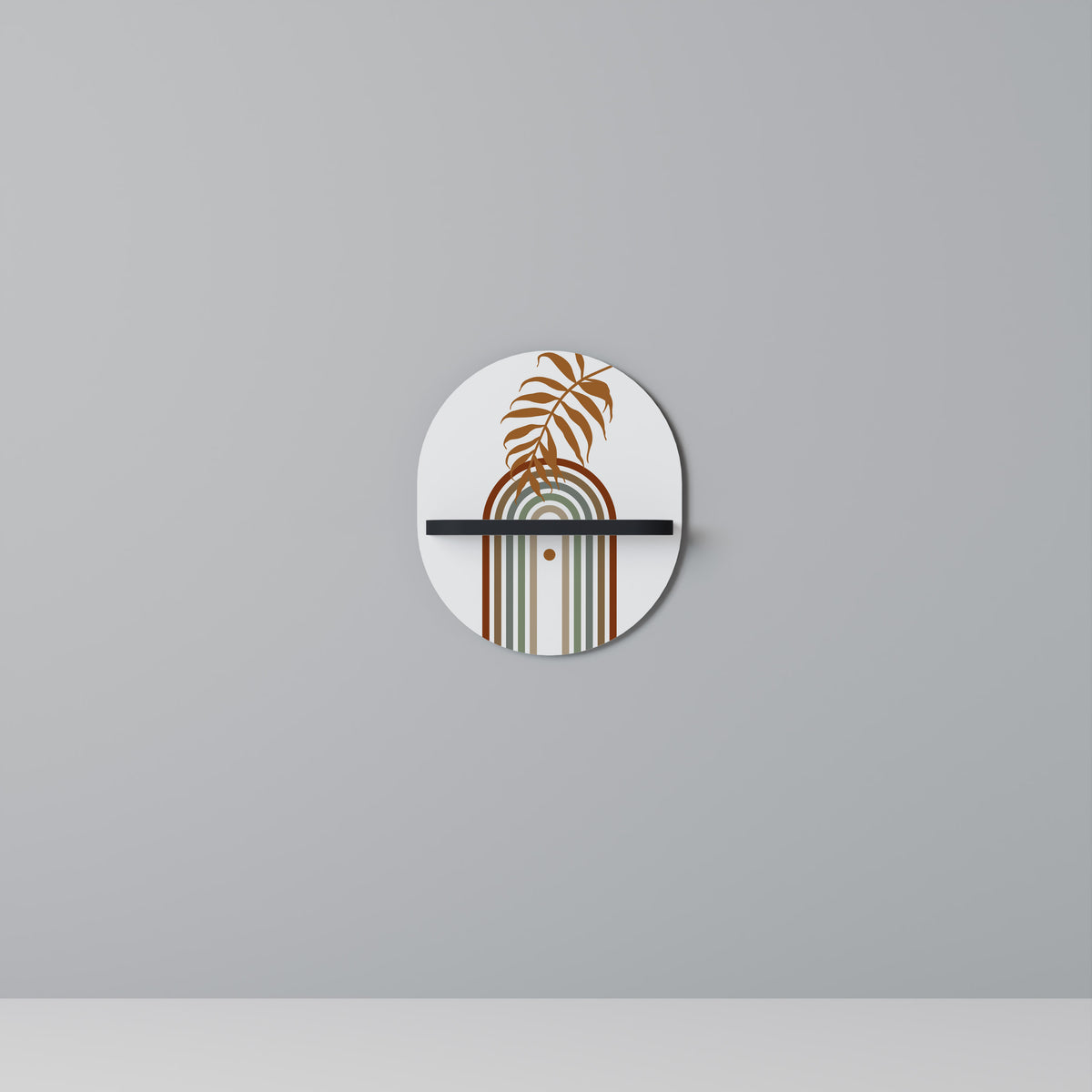 LEAF ON THE TOP Art Shelf