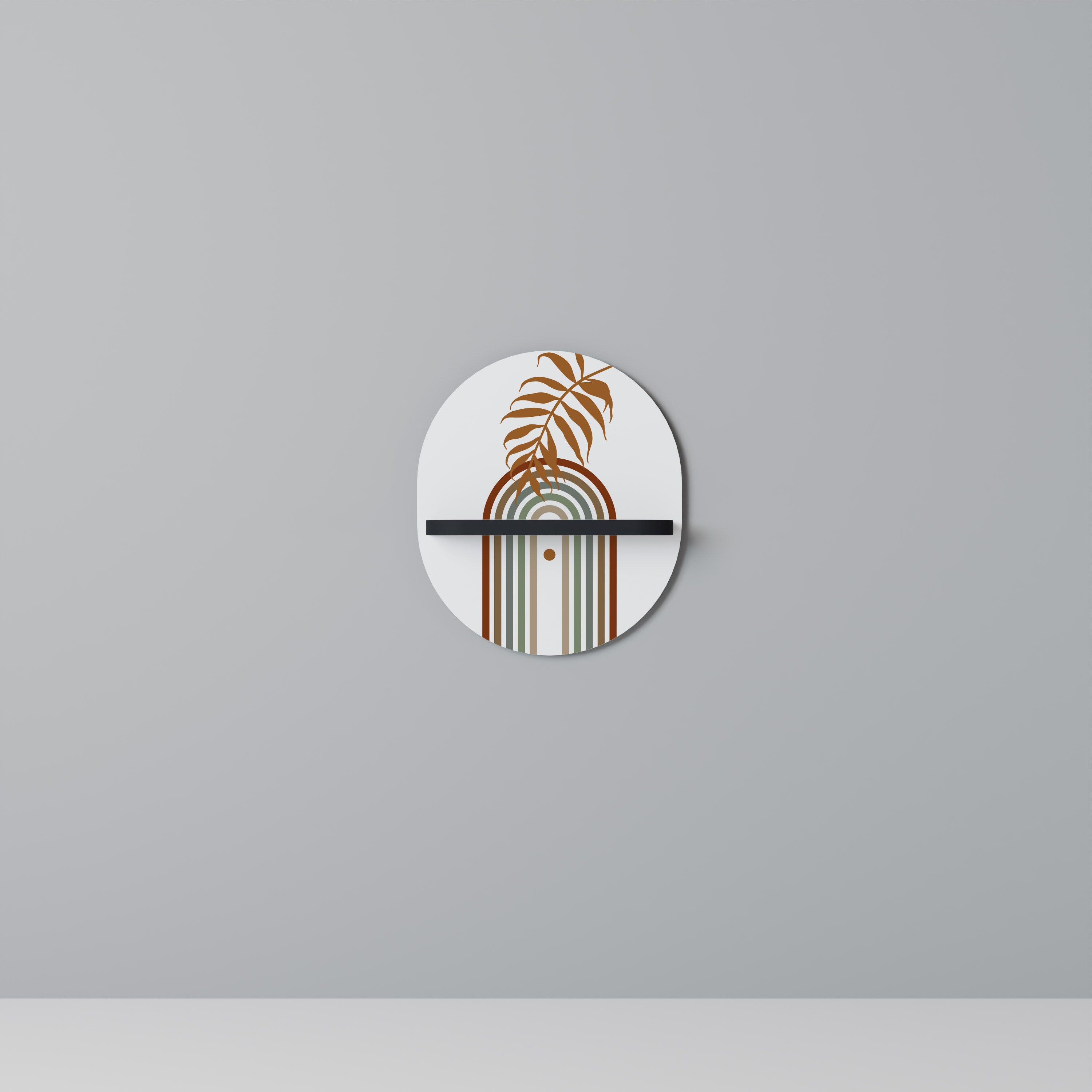 LEAF ON THE TOP Decorative Art Shelf