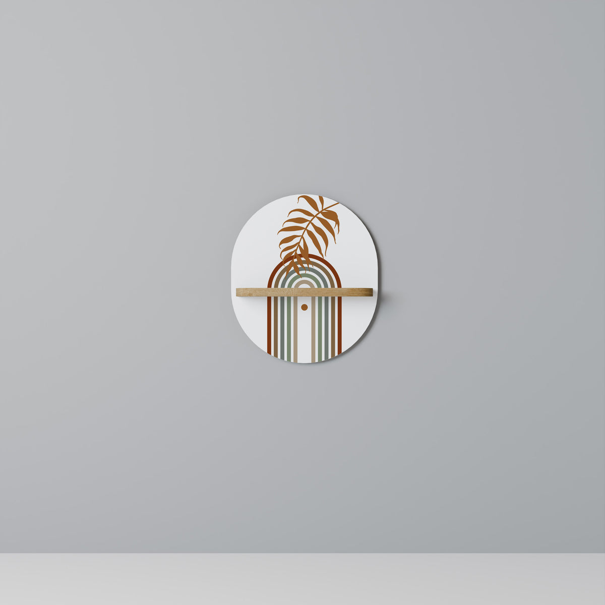 LEAF ON THE TOP Art Shelf