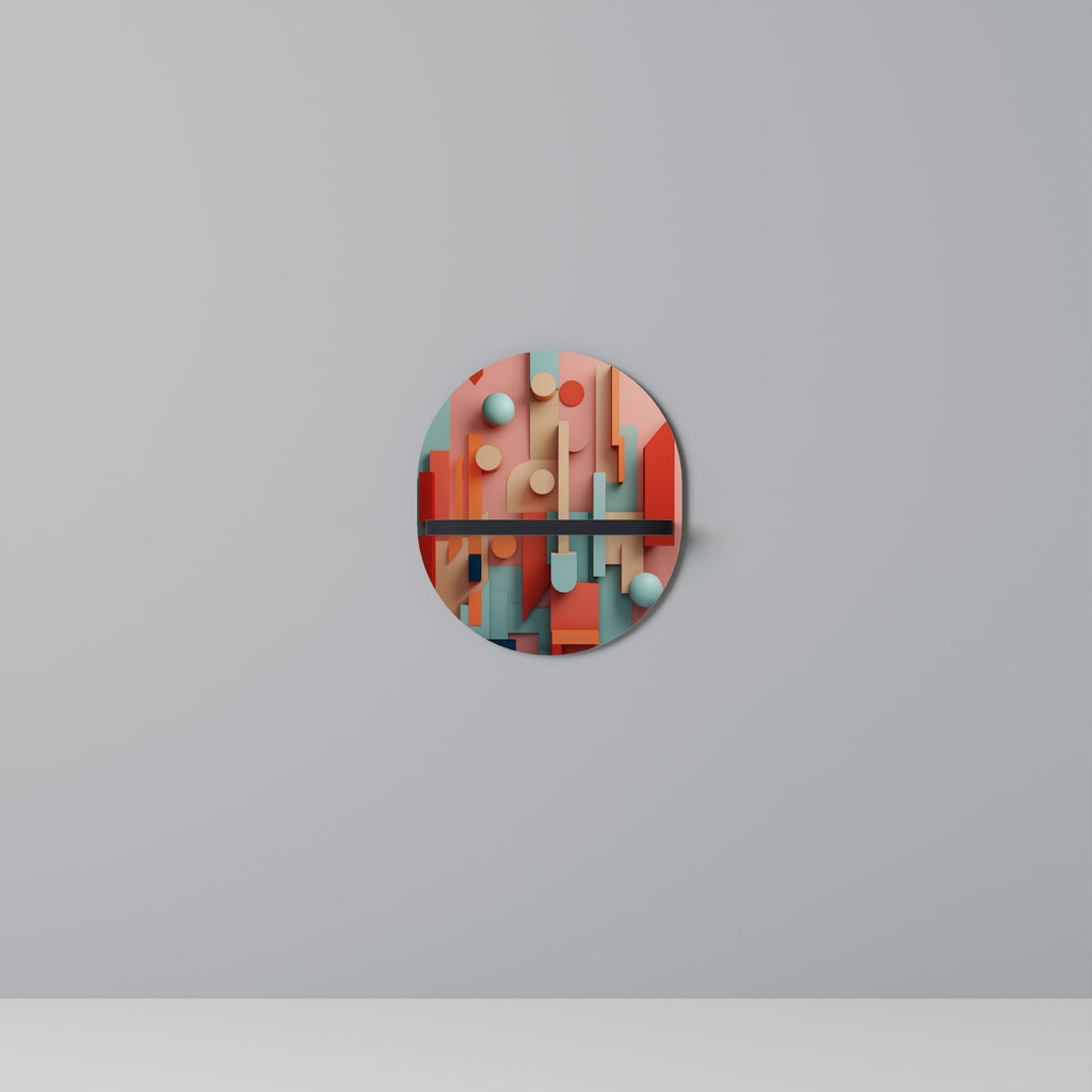COLORBURST CONSTRUCT Decorative Art Shelf