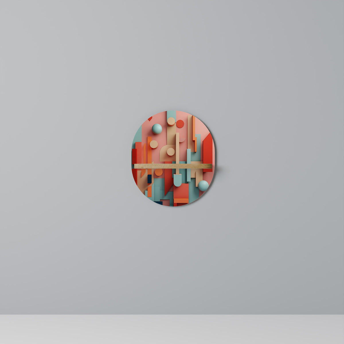 COLORBURST CONSTRUCT Art Shelf