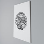 LUNAR LOOM Vertical Canvas Print